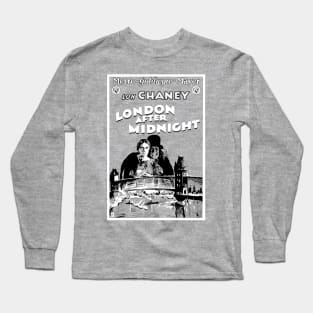 London After Midnight Tribute on Gray Long Sleeve T-Shirt